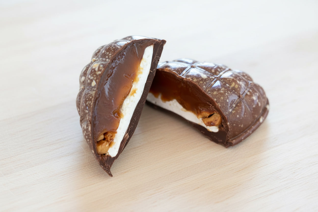 Salted Caramel Peanut Easter Egg