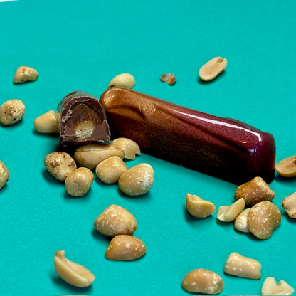 Peanut Caramel Snack Logs